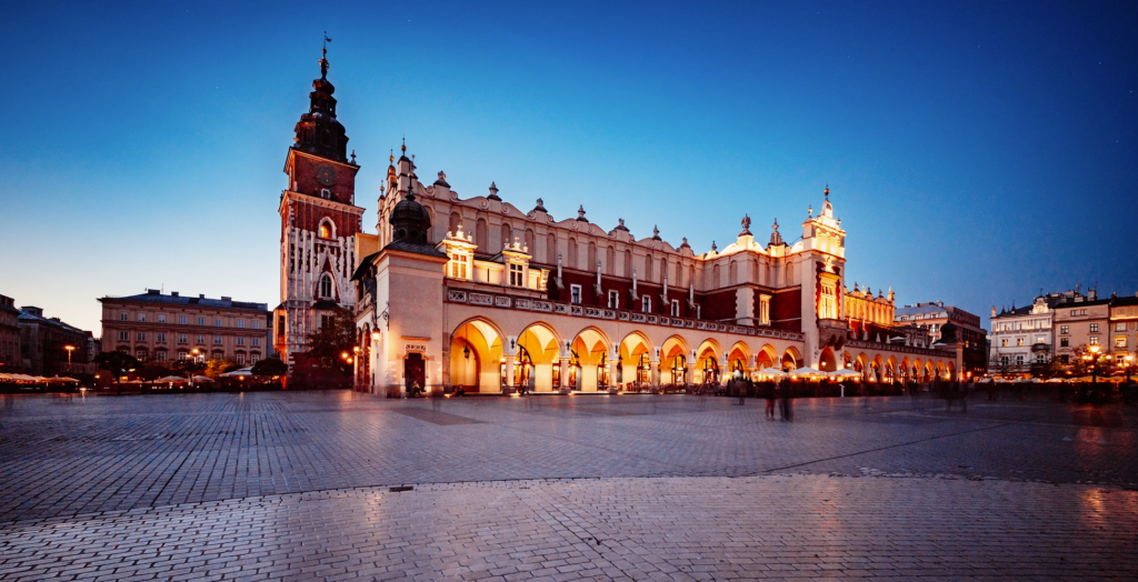 Rynek główny w Krakowie